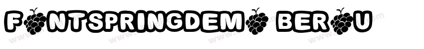 FONTSPRINGDEMO Berou字体转换